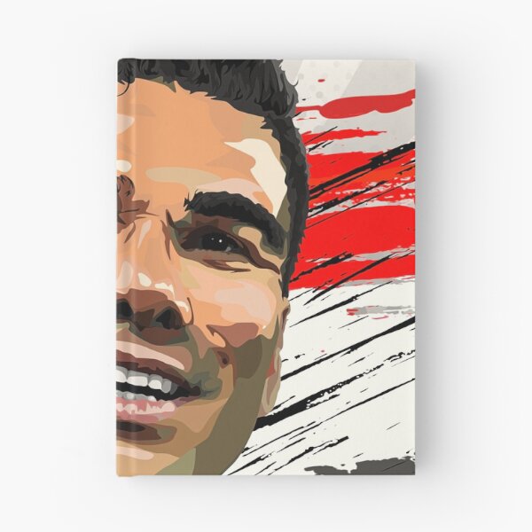 Item preview, Casemiro Man Utd Celebration Flag Abstract Illustration Portrait designed and sold by VibesAndVision.