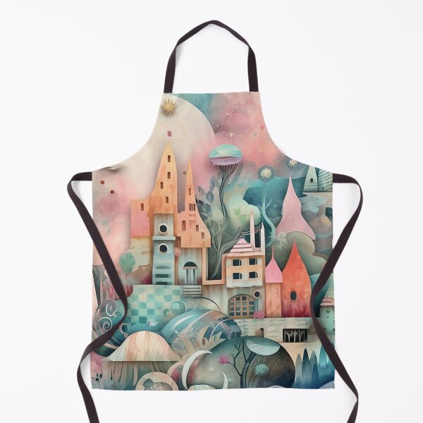 Item preview, Collage of a Whimsical village designed and sold by StrawberryStudio.
