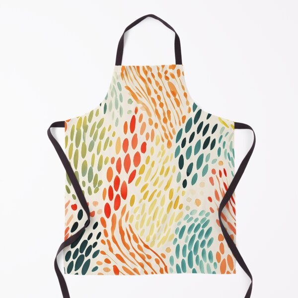 Item preview, Artistic hand painted abstract stripes and dots 10 designed and sold by UnaWu533.