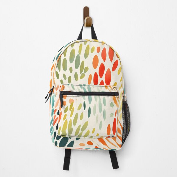 Item preview, Artistic hand painted abstract stripes and dots 10 designed and sold by UnaWu533.