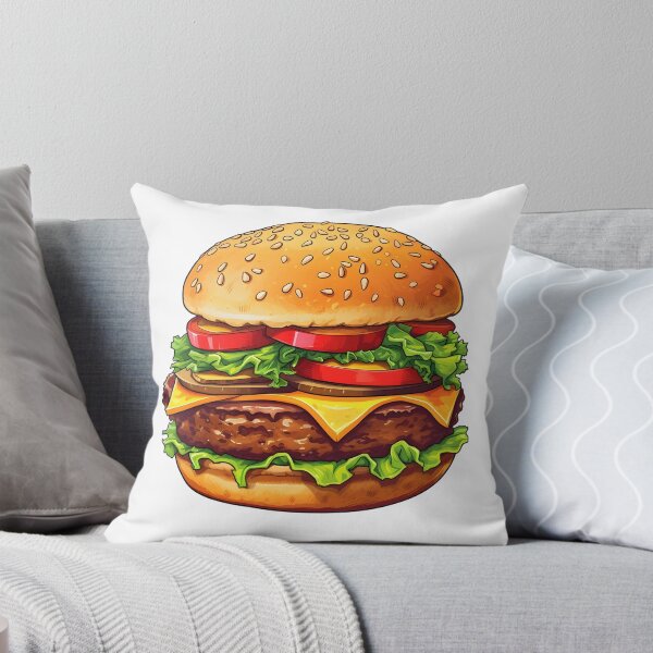 Item preview, Mouthwatering Hamburger - Tasty Delight designed and sold by UrsaStick.