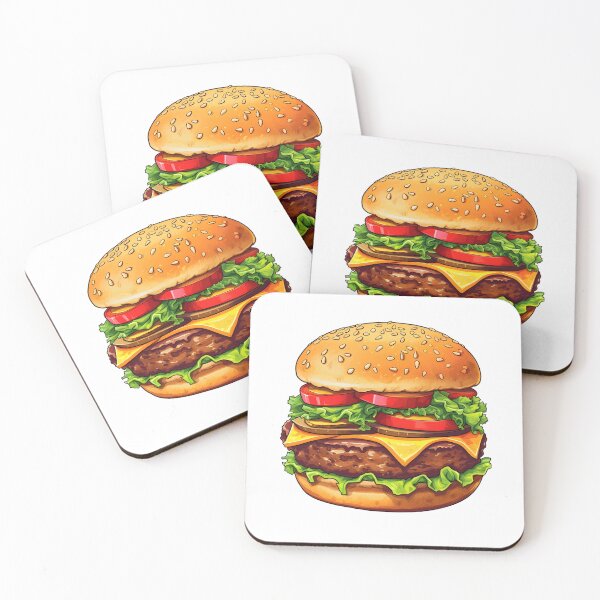 Item preview, Deliciosa Hamburguesa - Tasty Delight designed and sold by UrsaStick.