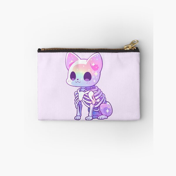 Item preview, Cute Kawaii Pastel Skeleton Kitty designed and sold by PastelMagic.