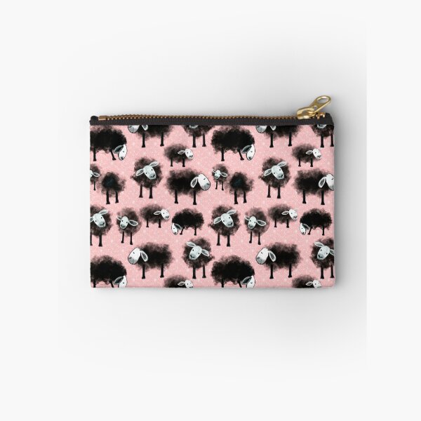 Item preview, Black Sheep in Peachy-Pink Pasture designed and sold by Christine Philbrick.
