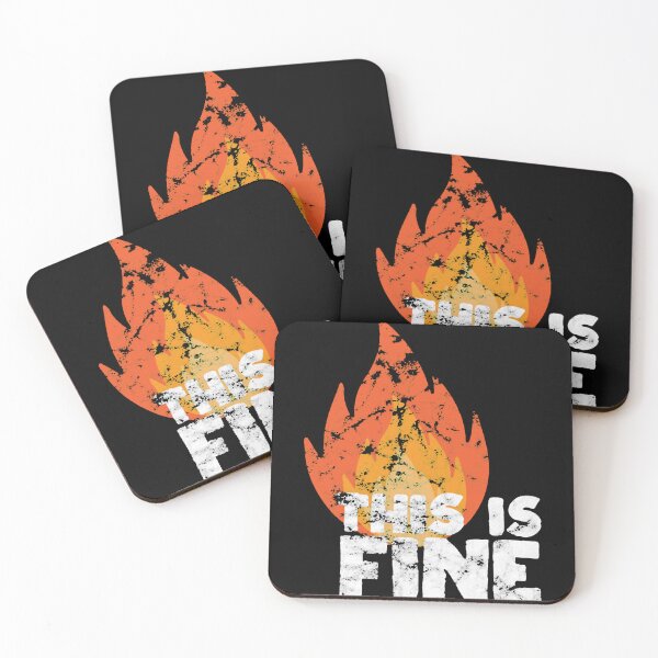 Item preview, This is fine fire meme  designed and sold by naranjo-eilene.
