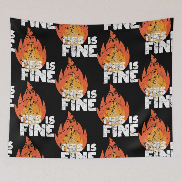 Item preview, This is fine fire meme  designed and sold by naranjo-eilene.