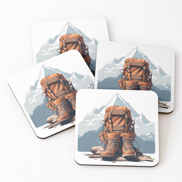 Item preview, Adventure Awaits - Mountain Hiking Boots designed and sold by UrsaStick.