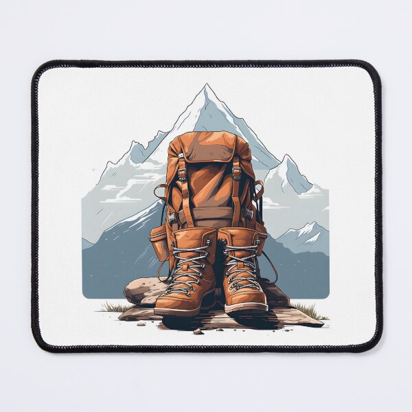 Item preview, Adventure Awaits - Mountain Hiking Boots designed and sold by UrsaStick.