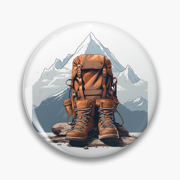 Item preview, Adventure Awaits - Mountain Hiking Boots designed and sold by UrsaStick.