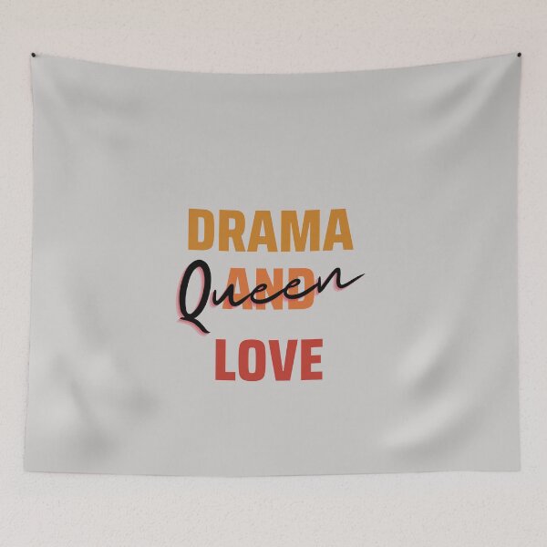 Item preview, Drama and Love Queen designed and sold by LoujosDesign.