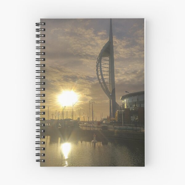 Item preview, Spinnaker Tower at Gunwharf Quay, Portsmouth near sunset designed and sold by DerickGray.