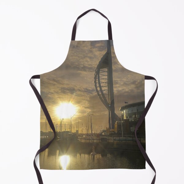 Item preview, Spinnaker Tower at Gunwharf Quay, Portsmouth near sunset designed and sold by DerickGray.
