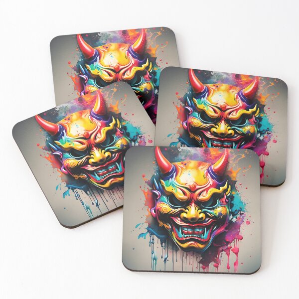 Item preview, Japanese Hannya Mask designed and sold by UninteligentArt.