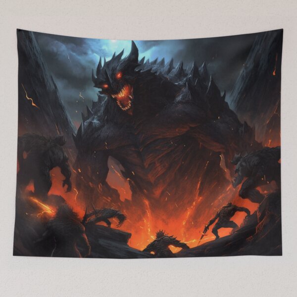 Item preview, Demon Battle designed and sold by Dawn van Doorn.