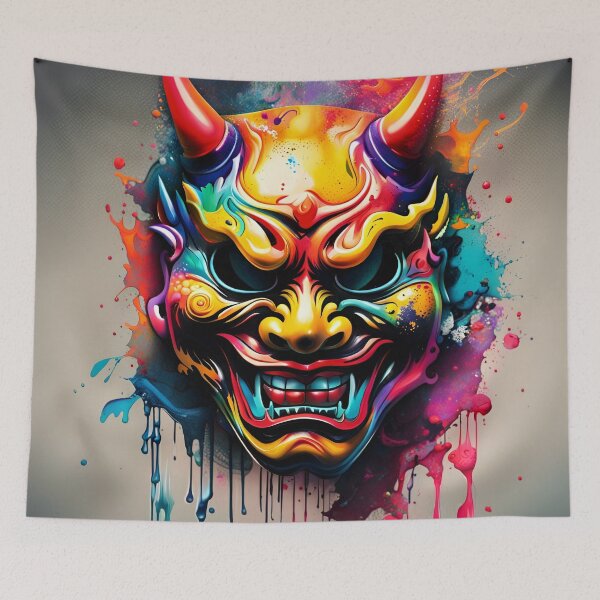 Artikelvorschau, Japanische Hannya Maske entworfen und verkauft von UninteligentArt.
