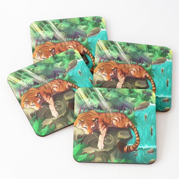 Item preview, sleeping tiger designed and sold by ReiyArt.