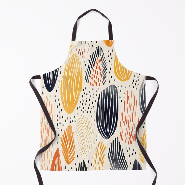 Item preview, Artistic hand painted abstract stripes and dots 11 designed and sold by UnaWu533.