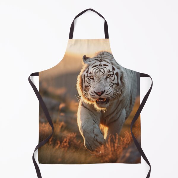 Item preview, Tigre branco na montanha ao entardecer designed and sold by Polistchuk.