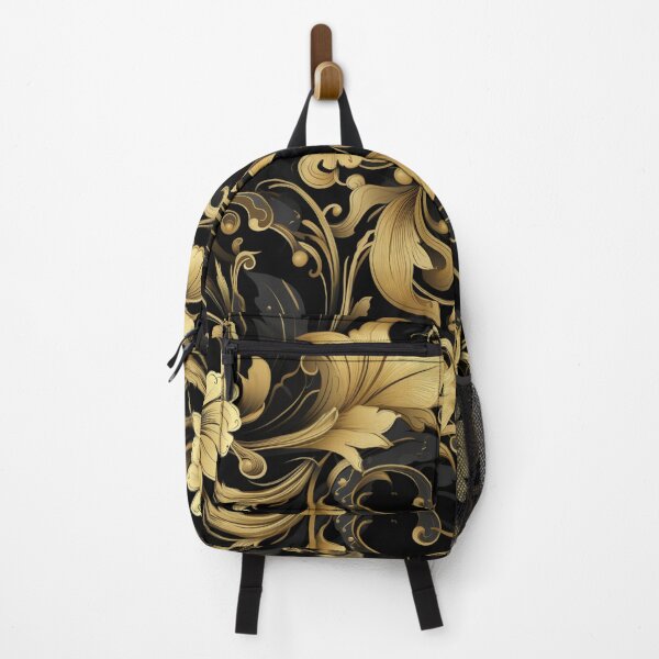 Item preview, Black and Gold Flowers (A) designed and sold by Alex R.