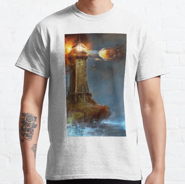 Steampunk Tower Attack! Classic T-Shirt