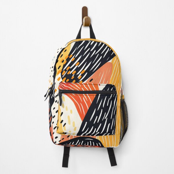Item preview, Artistic hand painted abstract stripes and dots designed and sold by UnaWu533.