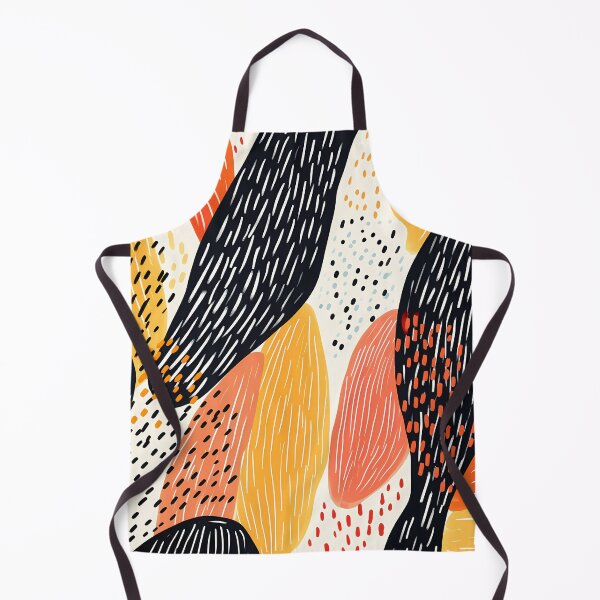 Item preview, Artistic hand painted abstract stripes and dots designed and sold by UnaWu533.