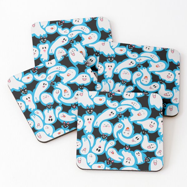 Item preview, Halloween ghosts and bats designed and sold by Pia Kolle.