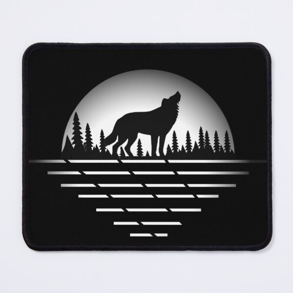 Item preview, Midnight Serenade: Howling Wolf under the Moon designed and sold by OrsonBrand.