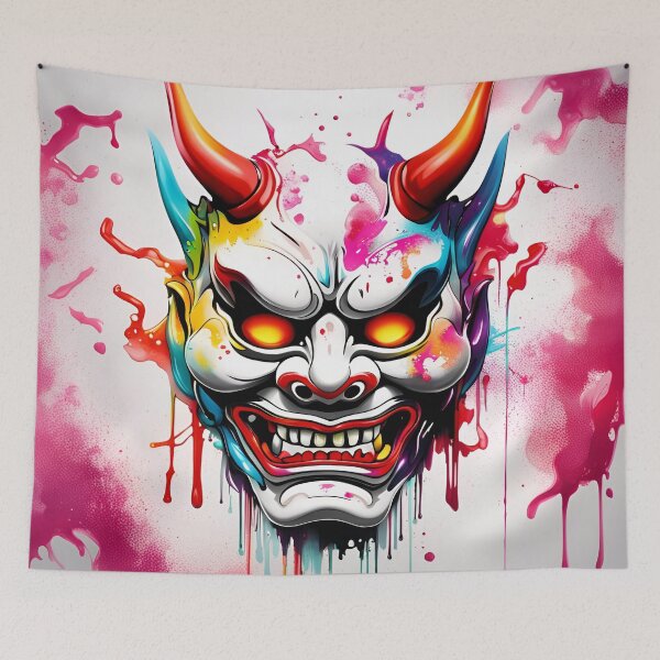 Artikelvorschau, Japanische Hannya-Maske entworfen und verkauft von UninteligentArt.