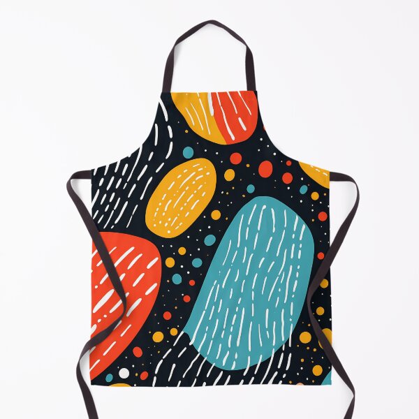 Item preview, Artistic hand painted abstract stripes and dots 14 designed and sold by UnaWu533.