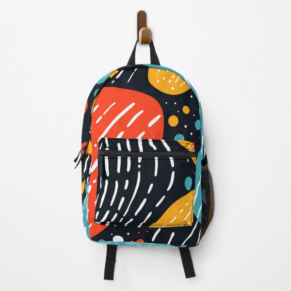 Item preview, Artistic hand painted abstract stripes and dots 14 designed and sold by UnaWu533.