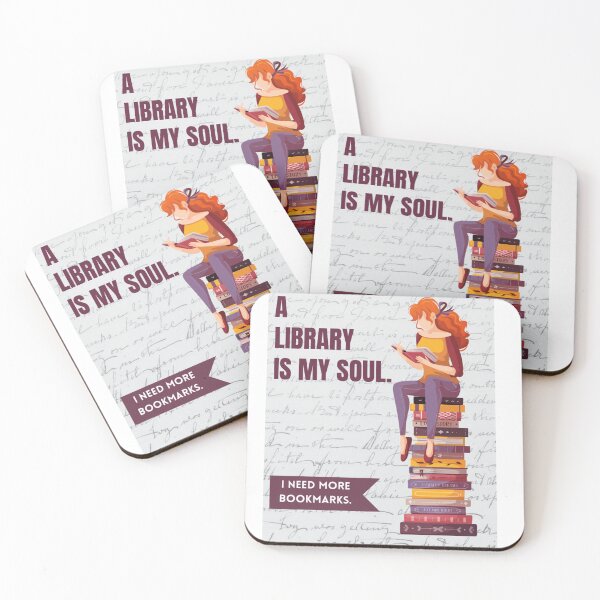 Item preview, A Library Is My Soul designed and sold by JRHarshman.