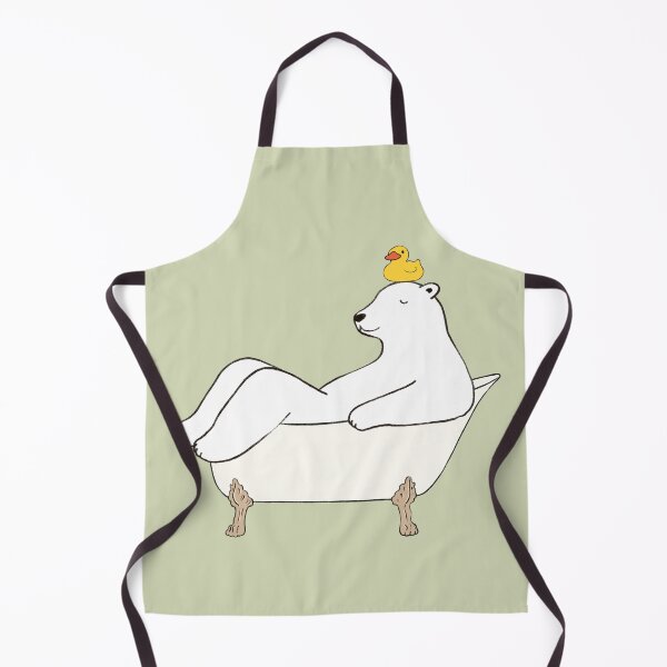 Item preview, Polar Bear In Bathtub designed and sold by bignosework.