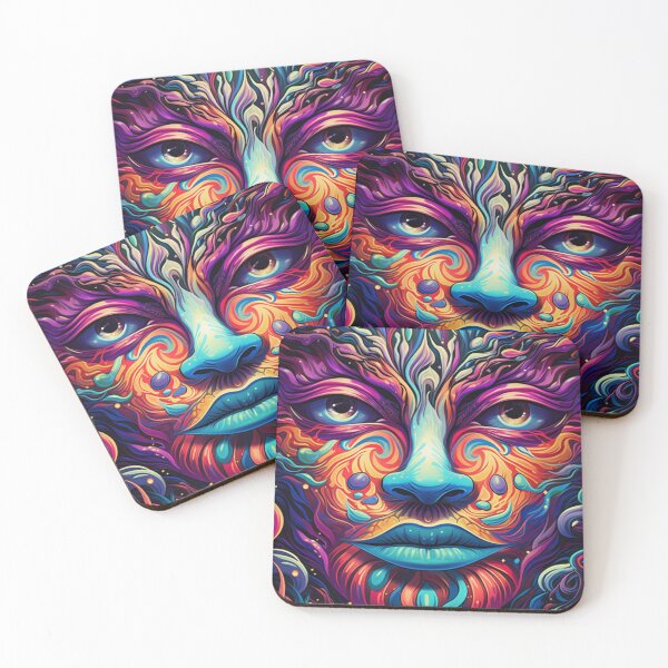 Item preview, Colorful Psychedelic Art designed and sold by WeirdStation.