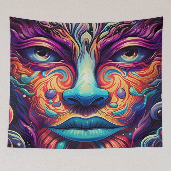 Item preview, Colorful Psychedelic Art designed and sold by WeirdStation.