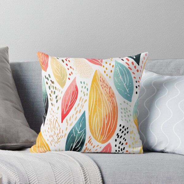 Item preview, Artistic hand painted abstract stripes and dots 15 designed and sold by UnaWu533.