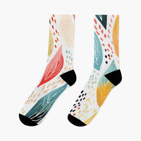Item preview, Artistic hand painted abstract stripes and dots 15 designed and sold by UnaWu533.