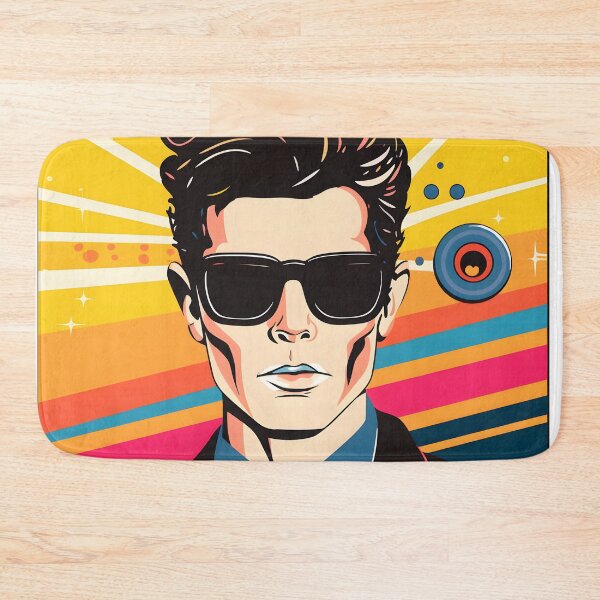 Item preview, Cool Vibes - Handsome Brunette Man in Pop Art Sunglasses designed and sold by UrsaStick.