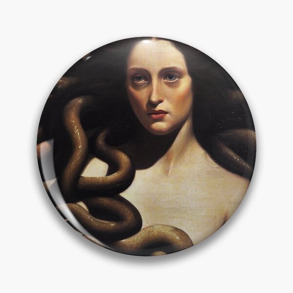 Item preview, Caravaggio-Inspired Medusa: A Contemporary Art Masterpiece designed and sold by FashionHomeCo.