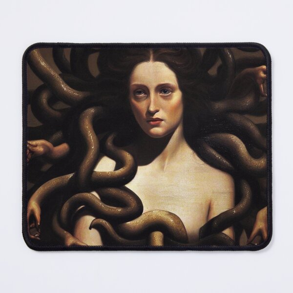 Item preview, Caravaggio-Inspired Medusa: A Contemporary Art Masterpiece designed and sold by FashionHomeCo.