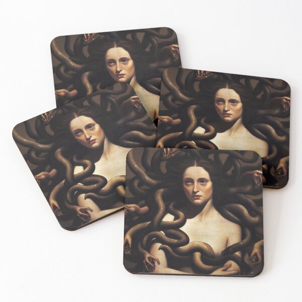 Item preview, Caravaggio-Inspired Medusa: A Contemporary Art Masterpiece designed and sold by FashionHomeCo.