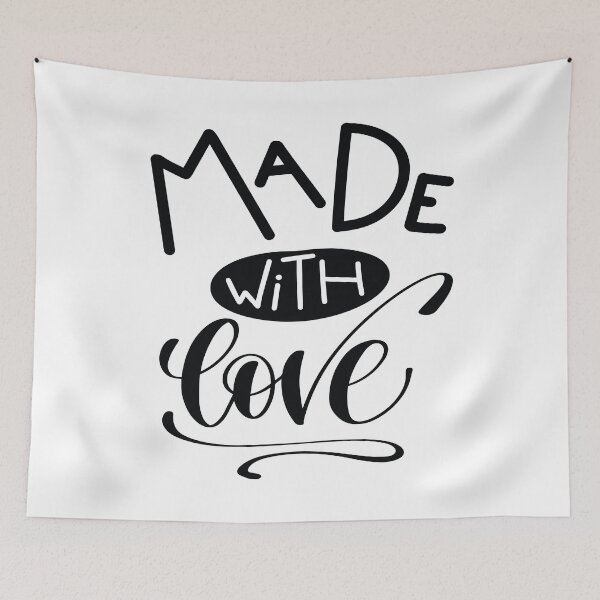 Item preview, Made with Love / Startup Inspirational Quote designed and sold by ProjectX23.