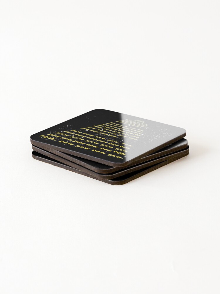 Alternate view of PEW PEW PEW Coasters (Set of 4)