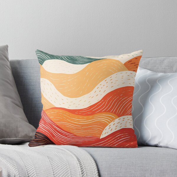 Item preview, Artistic hand painted abstract stripes and dots 18 designed and sold by UnaWu533.