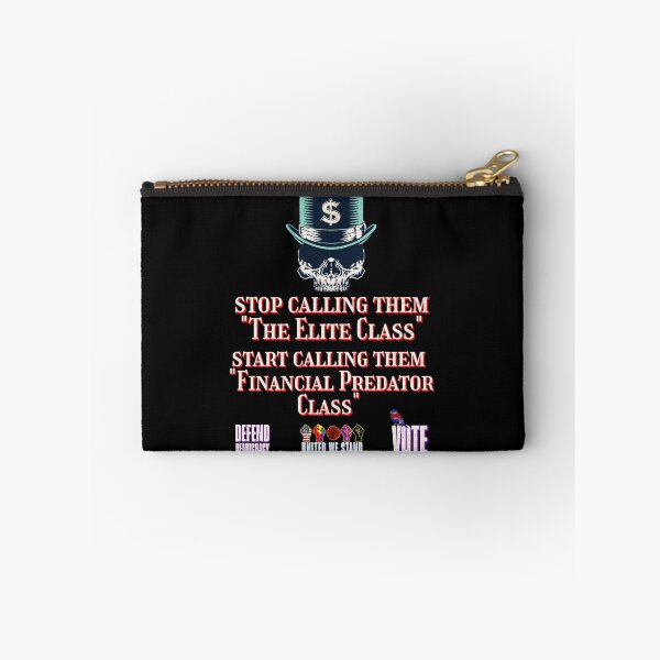 Item preview, PMD01003 Progressive Movement Designs Finaincial Predator Class billionaire skull protest design shows you support democracy and economic justice for Progressives Democrats Independents Socialists designed and sold by ProgressiveLeft.