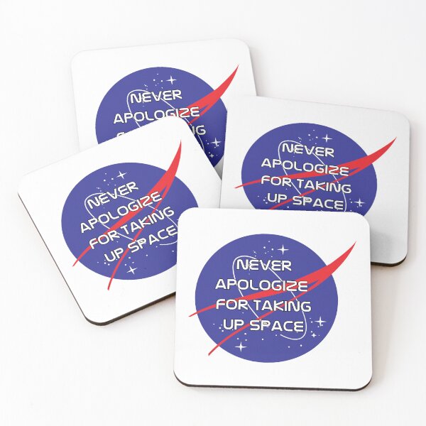 Item preview, Never Apologize For Taking Up Space NASA Inspired Affirmation Logo 2/2 designed and sold by armontheroad.