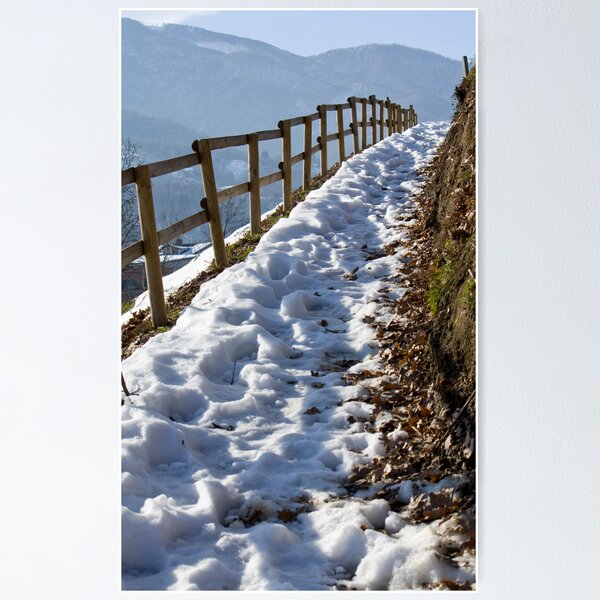Aperçu de l'œuvre Path with snow créée et vendue par becks78.