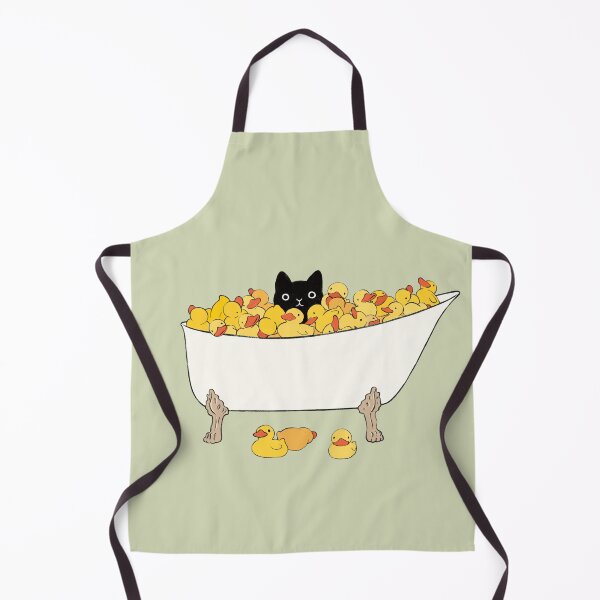 Item preview, Black Kitty In Bathtub designed and sold by bignosework.