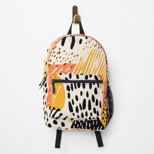 Item preview, Artistic hand painted abstract stripes and dots 21 designed and sold by UnaWu533.