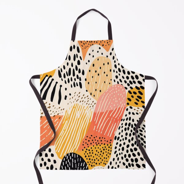 Item preview, Artistic hand painted abstract stripes and dots 21 designed and sold by UnaWu533.